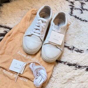 Acne Studios White Adriana Sneakers White  Size 36